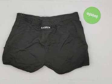 czarne szerokie spodnie stradivarius: Szorty dla mężczyzn, S — 3