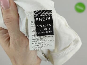 satynowy top pod marynarkę: Shein, Top damski, L — 5