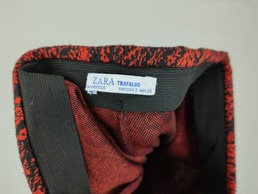 czerwone spodnie z wysokim stanem zara: Zara, Брюки жіночі, розмір S — 5