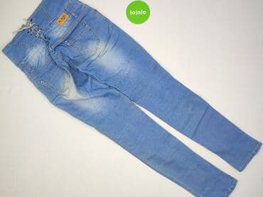 c a spodnie damskie z wysokim stanem: Jeansy damskie, rozmiar XS — 4