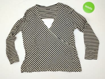 bluzki w paski z serduszkiem: Bluzka damska, rozmiar L — 2