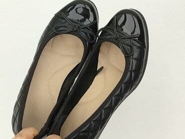 srebrne buty na słupku ccc: Flat shoes for women, size 37 — 8