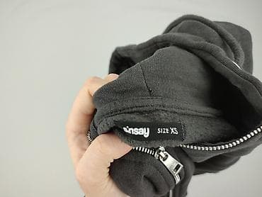 szare dresy: Sinsay, Bluza z kapturem damska, rozmiar XS — 5