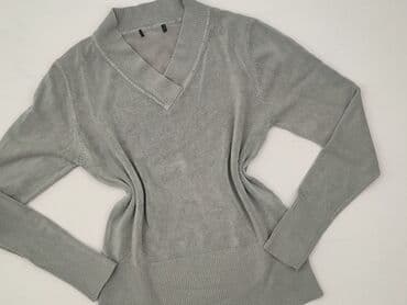 szmaragdowy sweter: Sweter damski, rozmiar S — 1