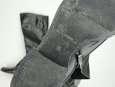 botki z haftem deichmann: Kozaki damskie, rozmiar 38 — 4