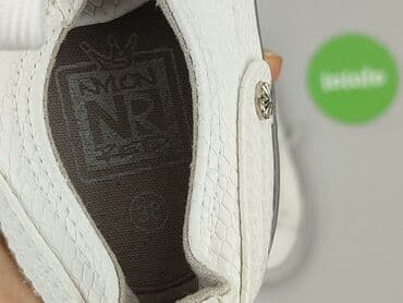 czarna sukienka i białe trampki: NR RAPISARDI, Trampki damskie, rozmiar 38 — 4