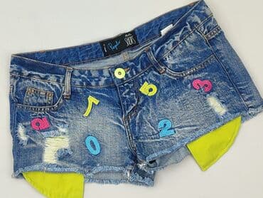 różowe szorty jeansowe damskie: Regular, Szorty damskie, rozmiar S — 7