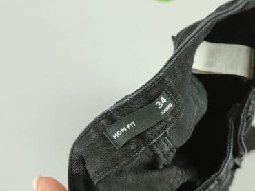 dżinsy z wysokim stanem czarne: H&M, Jeansy damskie, rozmiar XS — 5