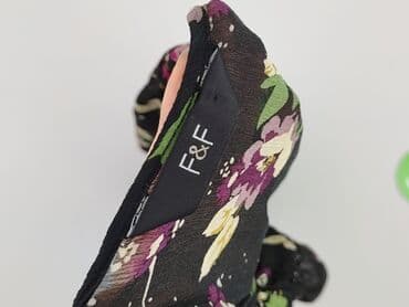 czarne szyfonowa bluzki: F&F, Women's blouse, size L — 4