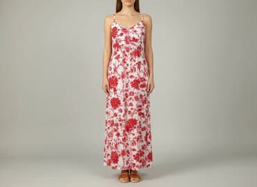 piękne czerwone sukienki na wesele: Sukienka damska, rozmiar L — 8