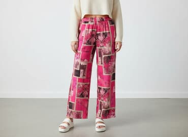 shein kombinezon narciarski: Shein, Spodnie materiałowe damskie, rozmiar M — 7