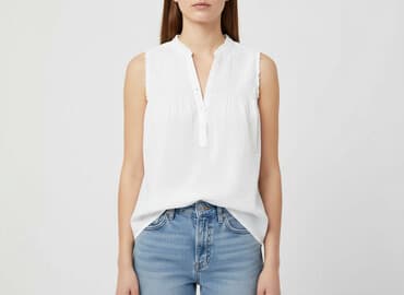 hm bluzki z krótkim rękawem: H&M, Top damski, rozmiar XS — 7