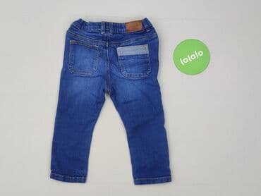 czarne spodnie goodies: Spodnie jeansowe, Mango, 9-12 miesięcy, stan - Idealny — 3