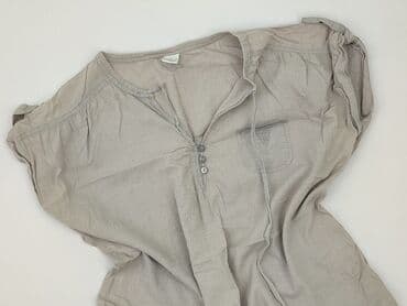 beżowe buty na koturnie ccc: CAMAIEU, Bluzka damska, rozmiar L — 1