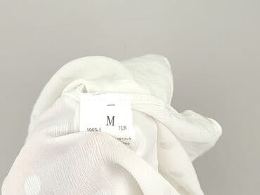 białe bluzki ze zlotym nadrukiem: Bluzka damska, rozmiar M — 4