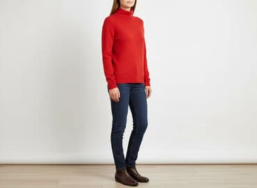 reserved czerwony sweter: Beloved, Sweter damski, rozmiar M — 6