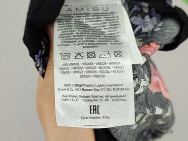 czarne luźne sukienki: Amisu, Bluzka damska, rozmiar XS — 5