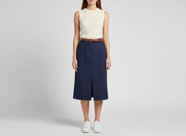 spódnice jeansowe midi z rozcięciem: Women`s skirt, size S — 1