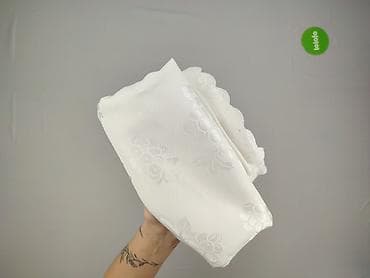 Home Decor: PL - Tablecloth 148 x 90, color - White, condition - Perfect — 4
