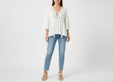 bluzka na szydełku wzory: Cropp, Bluzka damska, rozmiar S — 1