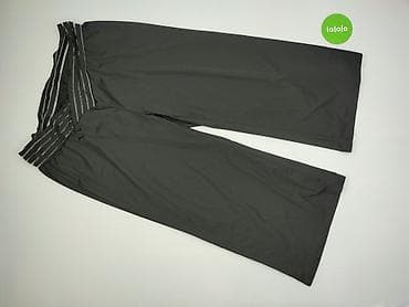 culotte jeans: Damskie spodnie culotte 3/4 – czarne - Krój: culotte, szeroka — 2