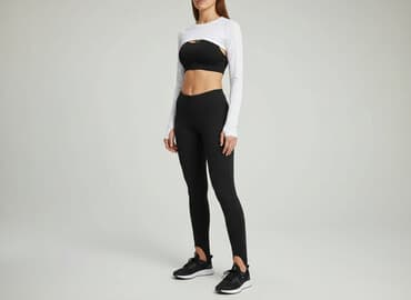 sinsay legginsy prążkowane: Legginsy Sportowe damskie, rozmiar XS — 1