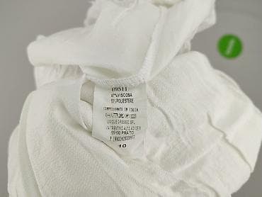 lenar jeans: Szerokie białe spodnie damskie culottes - Krój: luźny, nogawki 3/4 — 5