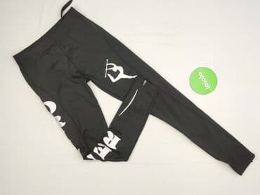 czarne legginsy z wysokim stanem push up: NYX, Legginsy Sportowe damskie, rozmiar M — 2