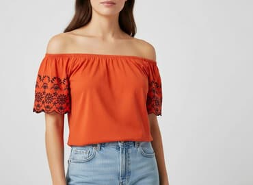 hm bluzki z krótkim rękawem: H&M, Bluzka damska, rozmiar XS — 6