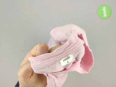 różowe t shirty oversize: T-shirt damski, rozmiar L — 4