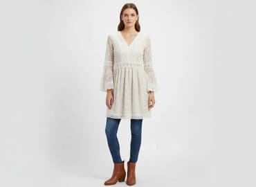 długa sukienki w stylu boho na wesele: Sukienka damska, rozmiar S — 1