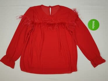 koszula damska z piórami: Жіноча блуза, розмір S — 3