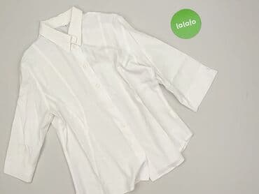 biała jedwabna bluzka damska: Bluzka damska, rozmiar M — 2