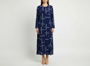 sukienki plisowane z długim rękawem: Women`s dress, size S — 1