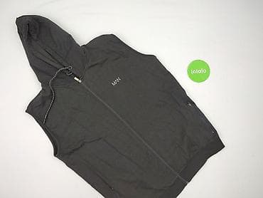 m pl l: Męska bezrękawnik/kamizelka z kapturem MAN Active - Kolor: czarny - — 3