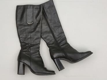 kozaki lasocki na koturnie: Kozaki damskie, 36 — 1