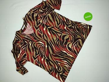 moda dla 60 latki: Bluzka damska, rozmiar 7XL — 2