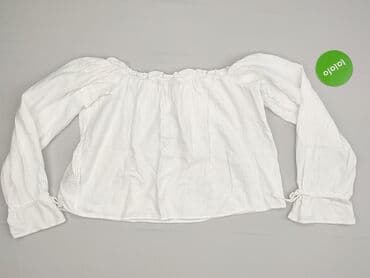 sweter piórkowy na drutach: Bershka, Bluzka damska, rozmiar L — 3