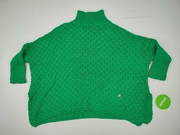 sweter oversize z golfem: Sweter damski, rozmiar One size — 2