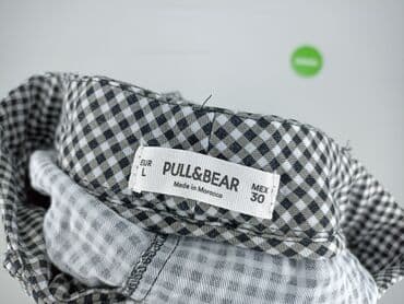 koszula w krate lidl: PULL&BEAR, Spodnie materiałowe damskie, rozmiar L — 4