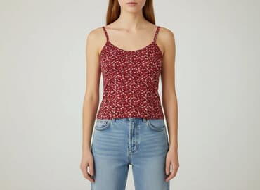 koszulka na ramiączkach jedwabna: T-shirt damski, rozmiar S — 6