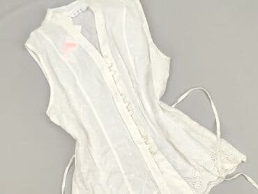 bawełniane białe bluzki: Yessica, Bluzka damska, rozmiar M — 1