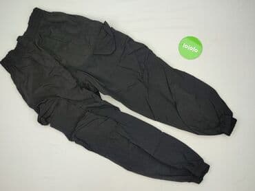 Women: Bershka, Material trousers for women, size XS (EU 34) — 3