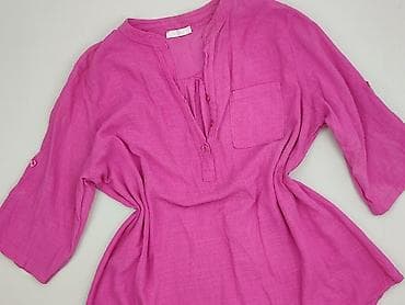 bluzki bawełniane basic: Women's blouse, size 4XL — 1