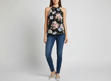 buty ze wstążką: Amisu, Bluzka damska, rozmiar S — 6