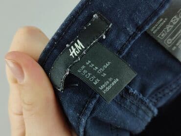 zielone spodnie dresowe zara: H&M, Material trousers for women, size 2XL (EU 44) — 4