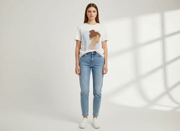 t shirty z napisem damskie: Orsay, T-shirt damski, rozmiar S — 1