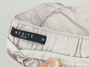 biale spodnie dresowe mohito: Mohito, Material trousers for women, size M — 7