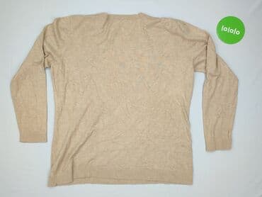 beżowe bluzki eleganckie: Bluzka damska, rozmiar XL — 3