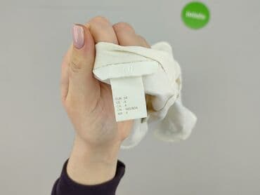 bluzka z przezroczystymi rękawami h m: H&M, Bluzka damska, rozmiar XS — 4